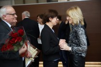 Pożegnanie p. Kanclerz Justyny Morzy  [fot. Andrzej Romański]